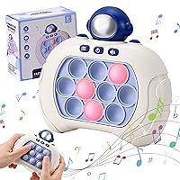 Light Up Pattern Popping Game, Sensory Fidget Toys For Kids, Pop Push it Game Controller, Puzzle Pop Game Controller Machine, Push Bubble Pop Game, Stress Relief Game Gifts for Kids Adults