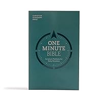 CSB One Minute Bible, Daily Readings, Devotions, 365, Easy-to-Read Bible Serif Type CSB One Minute Bible, Daily Readings, Devotions, 365, Easy-to-Read Bible Serif Type Paperback Kindle