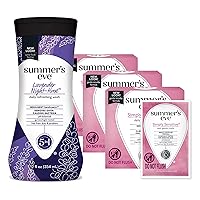 Summer's Eve Cleansing Cloths | Simply Sensitive |16 Count | Pack of 3 | pH-Balanced, Dermatologist w/Cleansing Wash | Lavender | 12 Ounce | Pack of 1 | pH-Balanced, Dermatologist & Gynecol