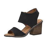 CUSHIONAIRE Women's Rosanna cut out sandal +Memory Foam and Wide Widths Available