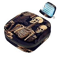 Skeleton Cosmetic Bags for Women - Cosmetic Bag Women Handbags Purses Makeup Organizer Storage Makeup Bag Girls Pencil Case Bags