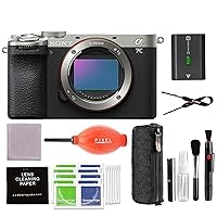 Sony Alpha 7C II Full-Frame Interchangeable Lens Camera (Silver) Bundle with Pixel Advanced Accessories | Sony a7C II