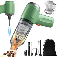 Mini Handheld Vacuum Cordless, Car Vacuum Cleaner Portable Rechargeable 3 in 1 Dust Buster & Air Blower & Hand Pump, 8000PA Hand Vacuum High Power for Keyboard, Inflate/Deflate