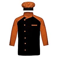 Genesis Men Chef Jacket Collour in 10 Colours Chef Coat with Cap