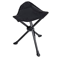 RC Folding Camping Stool Tripod Compact Hunting Chair - Portable 3 Legged Stool Ultralight Backpacking Chair