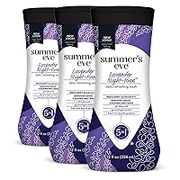 Summer's Eve Lavender Night-time Daily Refreshing All Over Feminine Body Wash, Removes Odor, Feminine Wash pH Balanced, 12 fl oz, 3 Pack