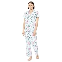Karen Neuburger Women's Petite Girlfriend Short-Sleeve Pajama Set Pj