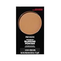 Revlon Face Powder, PhotoReady Blurring Face Makeup, Longwear Medium- Full Coverage with Flawless Finish, Shine & Oil Free-Fragrance Free, 030 Medium Deep, 0.30 Oz