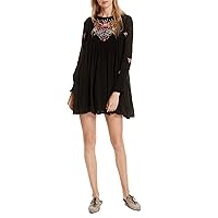 Free People Womens Mohave Embroidered Daytime Mini Dress