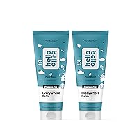 Hello Bello Everywhere Balm - Dermatologist-Tested, Hypoallergenic, Soothing & Ultra-Mild on Sensitive Skin - Plant-Derived & Certified Organic Ingredients - Fragrance-Free, 4Oz (2 Pack)