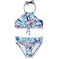 Girls' Mahina UPF 50+ Beach Sport Halter Bikini 2-Piece Swimsuit