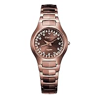 Fashion Diamond Tungsten Steel Sapphire Crystal Couple Watches(for Ladies) #W50107L.03A