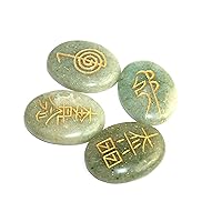 Jet Usui Reiki Healing Set Chakra Balancing Meditation Gemstone Spiritual Energized Positive (Green Aventurine)