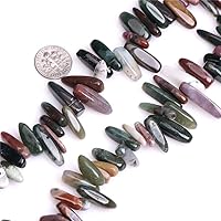 Indian Agate Beads for Jewelry Making Natural Semi Precious Gemstone 18mm-20mm Strand 15