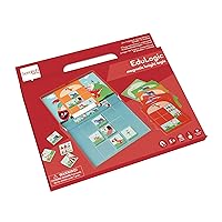 Scratch 276182277 Magnetic Educational Game, Knights and Dragons, 1 Player, for Children from 5 Years
