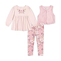 Kids Headquarters baby-girls 3 Pieces Vest SetPants Set