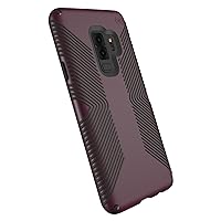 Speck Presidio Grip Samsung Galaxy S9 Plus Case, Fig Purple/Ochre Black