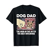 Yorkshire Terrier Dog Dad The Man The Myth Gift Father's Day T-Shirt