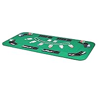 Hathaway No Limit 3-in-1 Portable Casino Tabletop, Black/Green