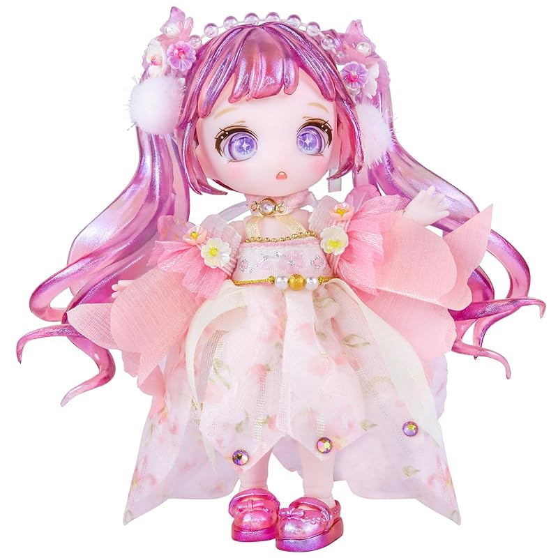1/6 Bjd anime doll full set 28cm cute comic face doll toys with clothes  accessories girl dress up toy for children | Fruugo TR