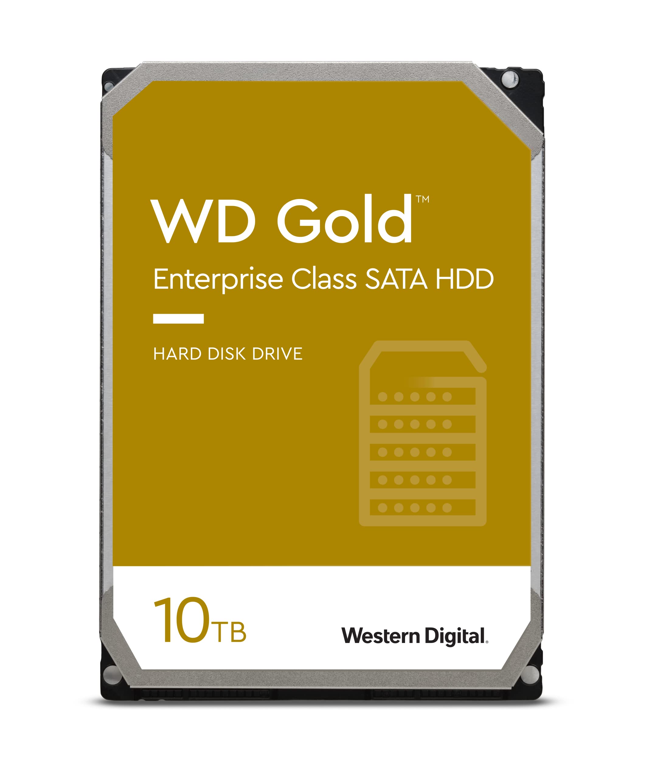 Western Digital 10TB WD Gold Enterprise Class Internal Hard Drive - 7200 RPM Class, SATA 6 Gb/s, 256 MB Cache, 3.5