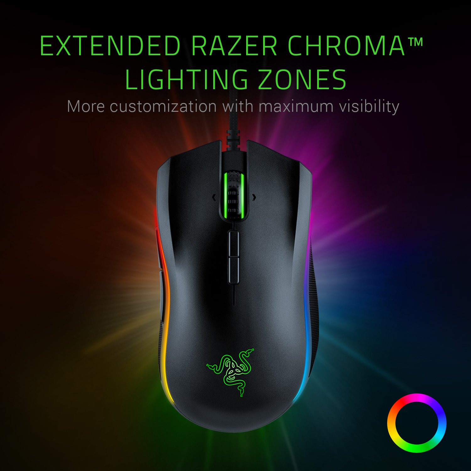 Mua Razer Mamba Elite Wired Gaming Mouse: 16,000 DPI Optical Sensor - Chroma  RGB Lighting - 9 Programmable Buttons - Mechanical Switches trên Amazon Mỹ  chính hãng 2023 | Fado
