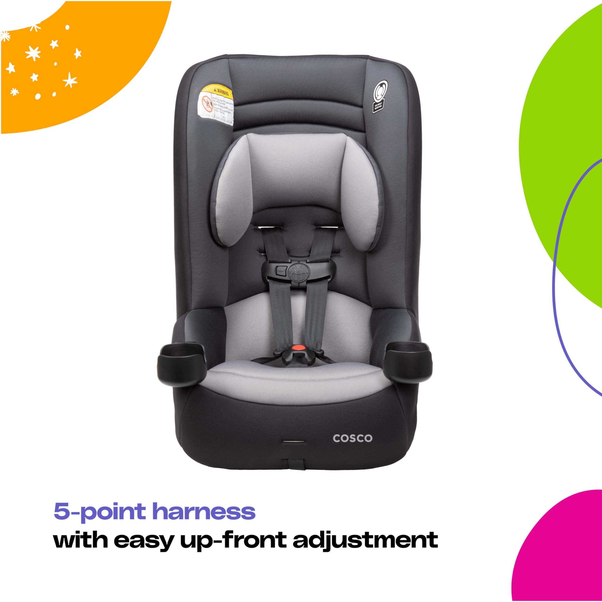 Cosco Kids™ MightyFit™ LX Convertible Car Seat, Broadway