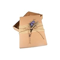 CCcollections Gift Boxes with Dried Flowers - Eco-Friendly Gift Wrap Idea (Set 50)