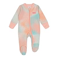 Under Armour baby-girls Coverall Footie, Zip-up Closure, Logo & Printed Designs
