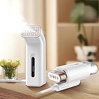 Newbealer Travel Steamer bundle with Handheld Steamer, Horizontal & Vertical Steaming, Auto-off, Portable for Travel and Home Use