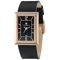 Charles-Hubert, Paris Women's 6943-RG Premium Collection Black Dial Watch