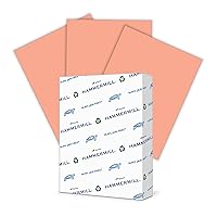 Hammermill Colored Paper, 20 lb Salmon Printer Paper, 8.5 x 11-1 Ream (500 Sheets) - Made in the USA, Pastel Paper, 103119R