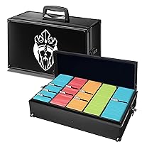 Game Card Storage Case (BBB/STORM Edition) | Case Is Compatible with Magic The Gathering, MTG, All Standard Card Games (Game Not Included) | Includes 8 Dividers | Fits up to 2500 Loose Unsleeved Cards