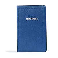 KJV Gift and Award Bible, Blue Imitation Leather, Red Letter, Pure Cambridge Text, Presentation Page, Easy-to-Read Bible MCM Type