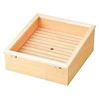 Sushi Supplies☆ Interlocking Box/Incline Type (Flexible Lid) [14.4 x 15.6 x 6.5 inches (365 x 395 x 165 mm)] | Hotel, Restaurant, Commercial Gift, Gift, Stylish, Set of Meal Set, Sushi Restaurant