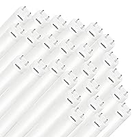 87927 LED T8 Plug & Play light Tube (Type A) 4 foot, 15 Watt (32W Equivalent) 2100 Lumens, Medium G13 Bi-Pin Base, Dual End Connection, Electronic Ballast Compatible, 4000K Cool White, 25 Pack