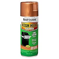 Rust-Oleum Paint 241232 High Heat Ultra Enamel Spray, Aged Copper, 12-Ounce, Fl Oz (Pack of 1), 11