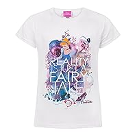 Disney Cinderella T- Shirt Girls Kids Fairy Tale Princess Short Sleeve Top