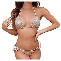 Women's Swim Suits 2024 Split Sexy Bikini Fashion with Bra Pad No Steel Swimsuit, S-XL