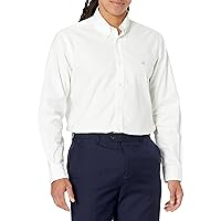 Brooks Brothers Men's Non-Iron Long Sleeve Button Down Stretch Oxford Sport Shirt, Solid