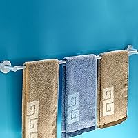 Towel Racks,Space Aluminum Towel Bar Single Rod Stretch Bathroom Towel Rack Bath Towel Rack/80Cm