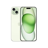 iPhone 15 Plus (128 GB) — Green [Locked]. Requires unlimited plan starting at $60/mo.