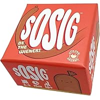 Sosig Family Friendly Card Game for 2-4 Players, Game for Kids and Adults, Travel Sized