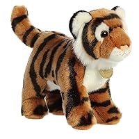 Aurora® Adorable Miyoni® Bengal Tiger Stuffed Animal - Lifelike Detail - Cherished Companionship - Brown 10 Inches
