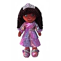 Elana Princess Baby Doll, Purple, Brown, 14