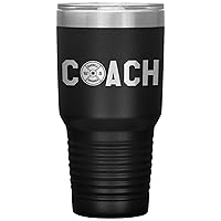 Weightlifting Coach Tumbler - Weightlifting Coach Gift 30oz Insulated Engraved Stainless Steel Weightlifting Coach Cup Black