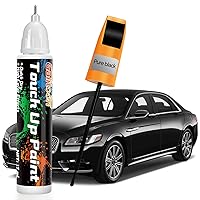 Touch Up Paint for Cars, Automotive Paint Scratch Repair Two-In-One Silver Touch Up Paint Pen, Quick and Easy Solution to Repair Car Paint Minor Scratches 0.4 fl oz (Black-1)