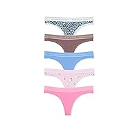 Victoria's Secret Logo Cotton Thong Panty Pack, Underwear for Women (XS-XXL)