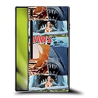Head Case Designs Officially Licensed Jaws Collage Art Graphics Soft Gel Case Compatible with Samsung Galaxy Tab S8 Ultra