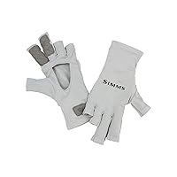 Simms SolarFlex UPF 50 Fingerless Fishing Gloves, Unisex